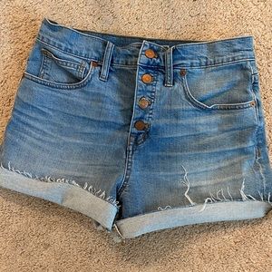 Madewell jean shorts
